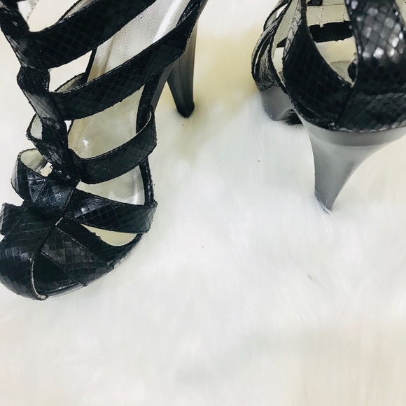 Forever twenty one black sassy peep toe bootie - Picture 7 of 8